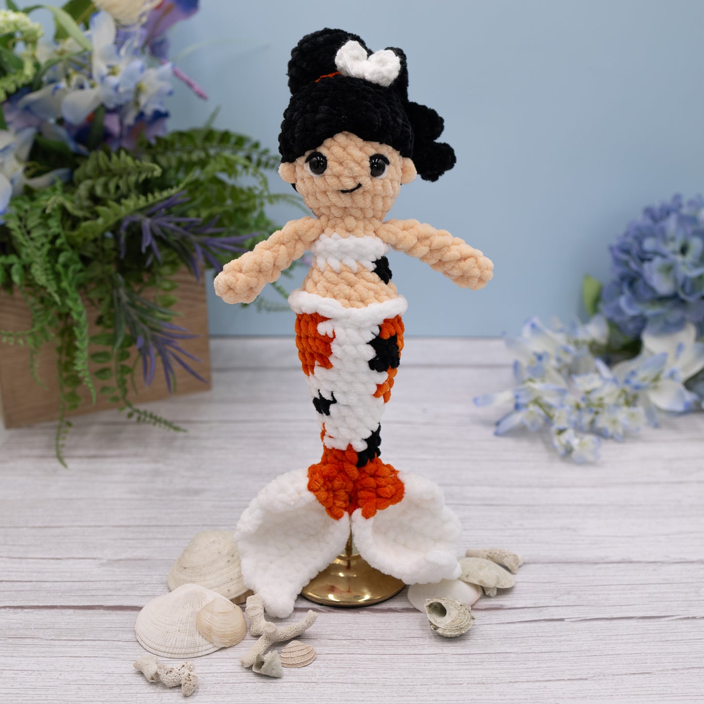 Mermaid Crochet Plush Toy
